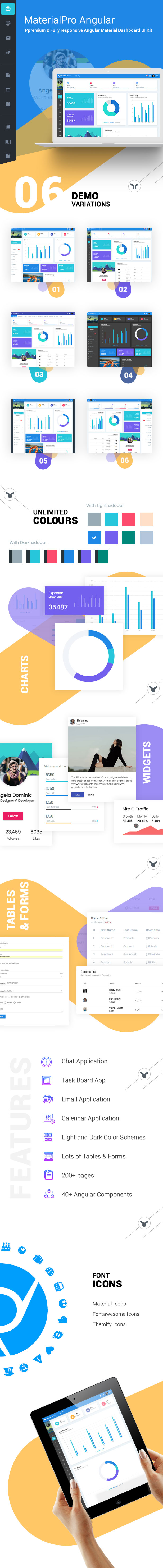 MaterialPro Angular 19 Admin Template - 2