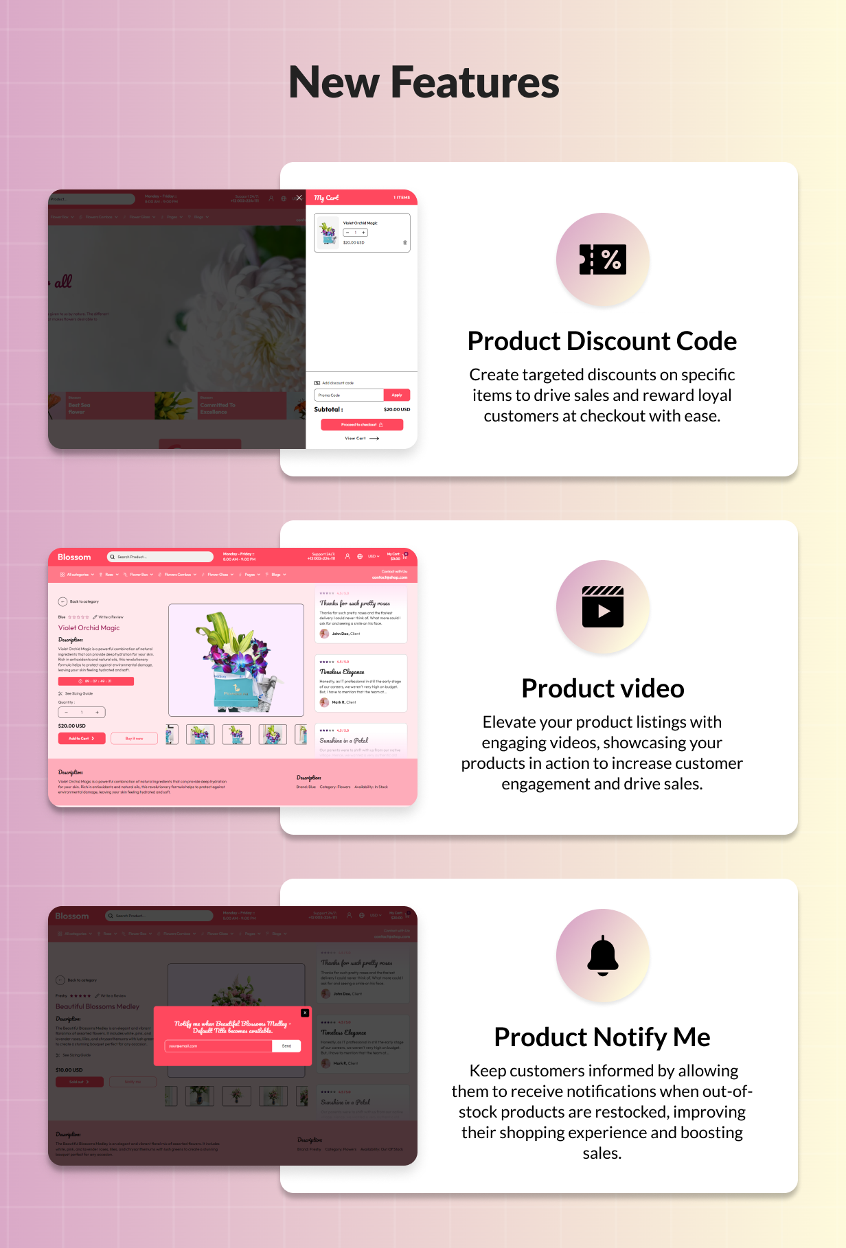 Blossom - Flower Shop and Florist shopify 2.0 Theme - 12