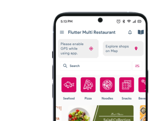 Flutter Multi-Restaurant (FoodPanda, GrabFood - Mobile Food Delivery Platform For iOS & Android) 2.3 - 5