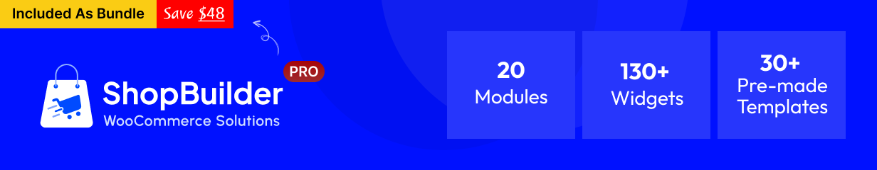 ShopBuilder Elementor Woocomemrce addon