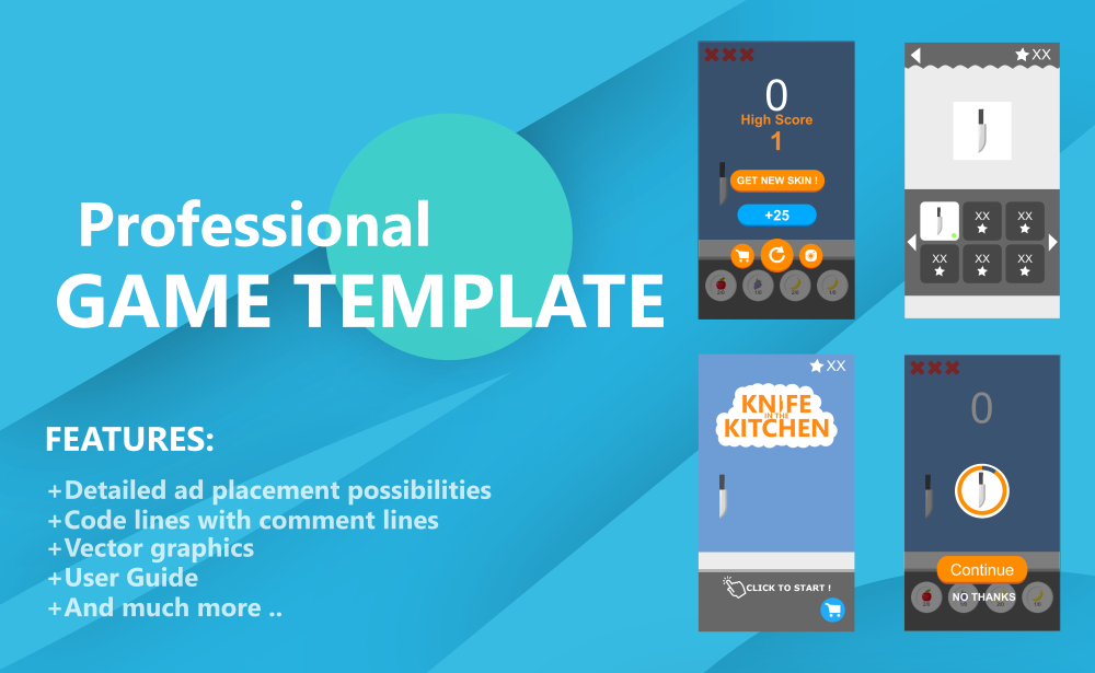 Knife In The Kitchen Unity, Admob - 1