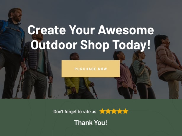 Trekky the best Outdoor Gear WooCommerce Theme