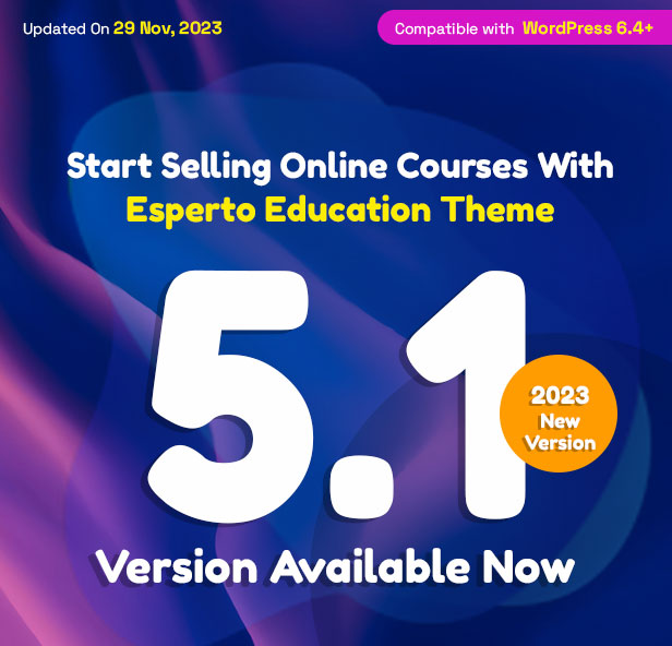 Coaching and Consulting WordPress Theme to Sell Online Courses - Esperto 2023 - 1