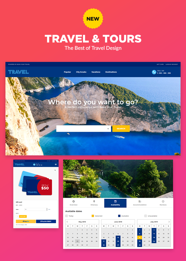 NEW: Travel and Tours