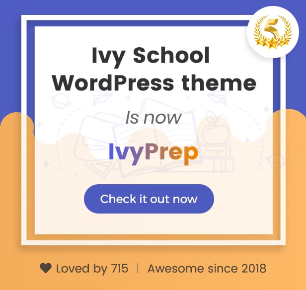IvyPrep | Education & School WordPress Theme - 1