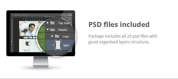 Blitz Theme Features: PSD included