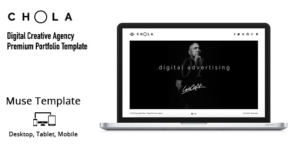 Chola - Muse Template - Corporate Muse Templates