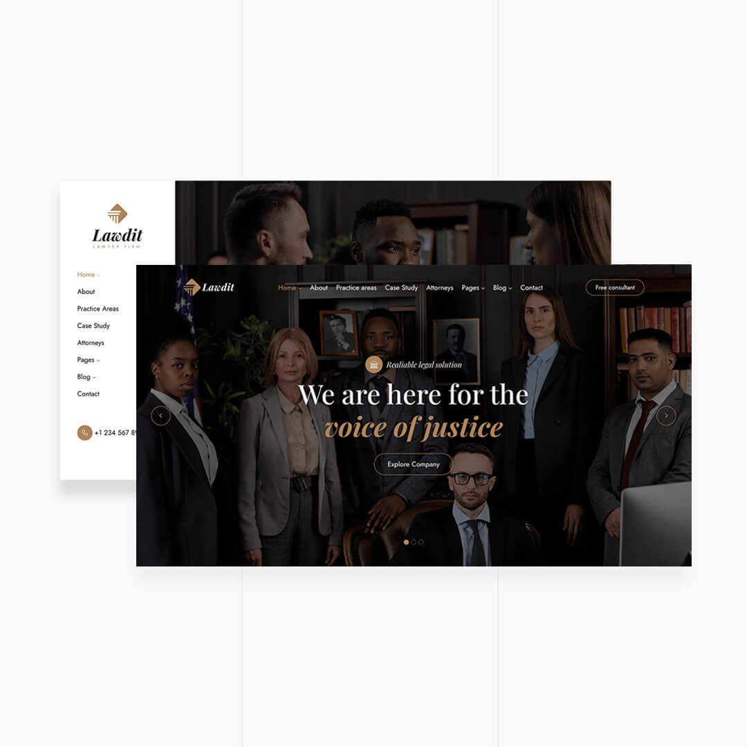 Lawdit - Lawyer HTML Template
