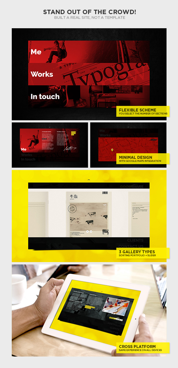 CURTAIN - Minimal vCard HTML5 Template - 1