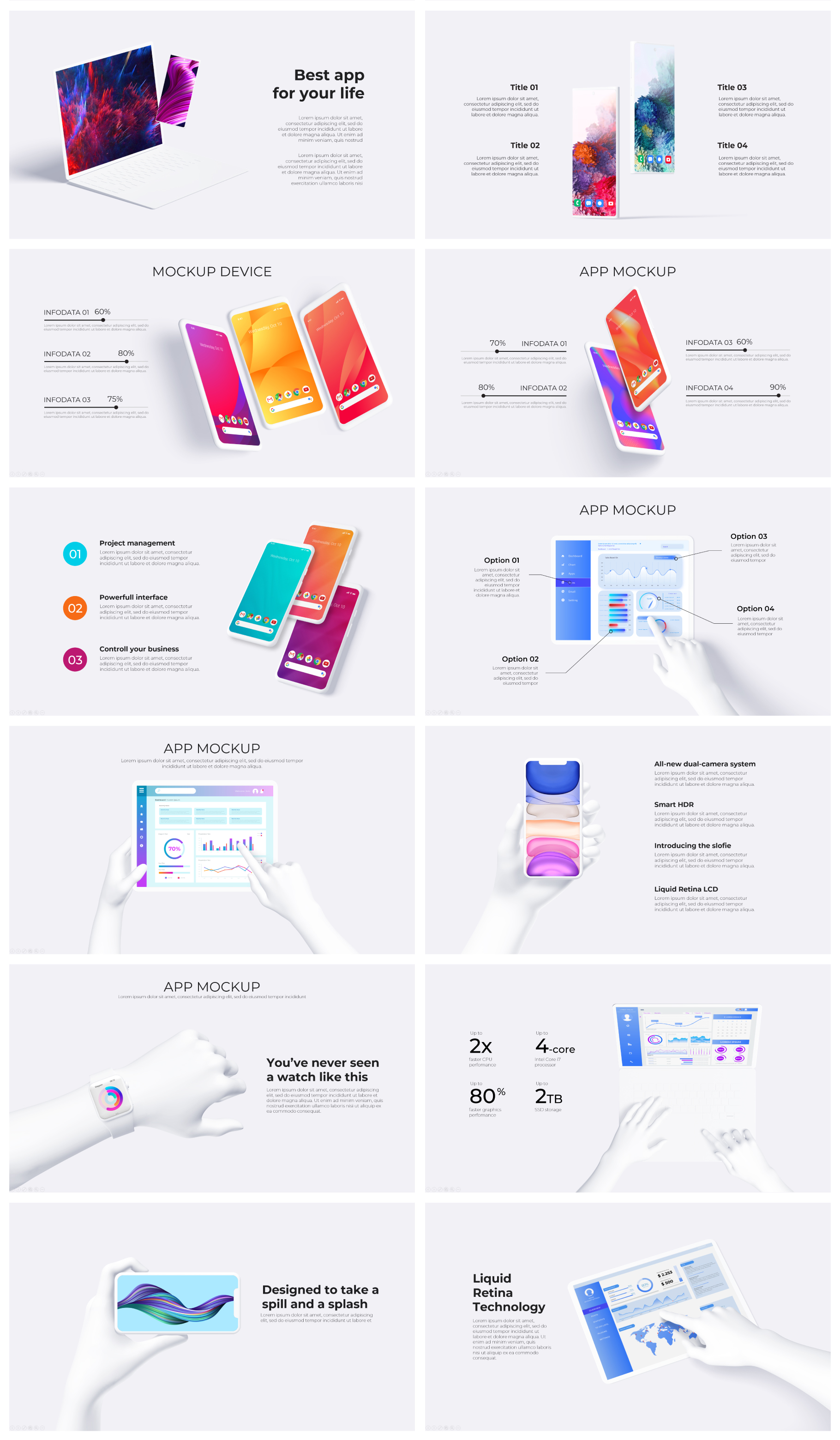 Multipurpose Infographics PowerPoint Templates v.5.2 - 127