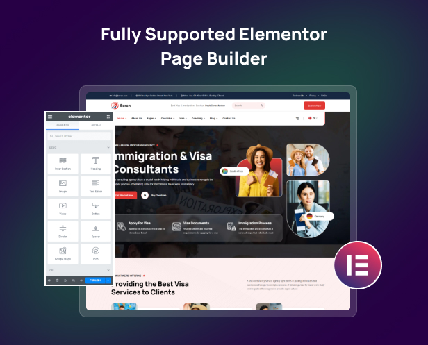 Beron - Visa Consultancy & Immigration Services WordPress Theme - 4