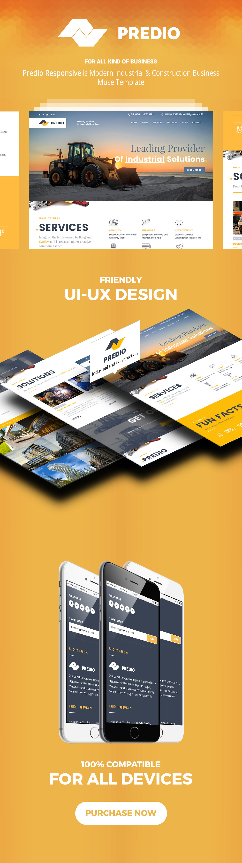Predio Responsive Muse template