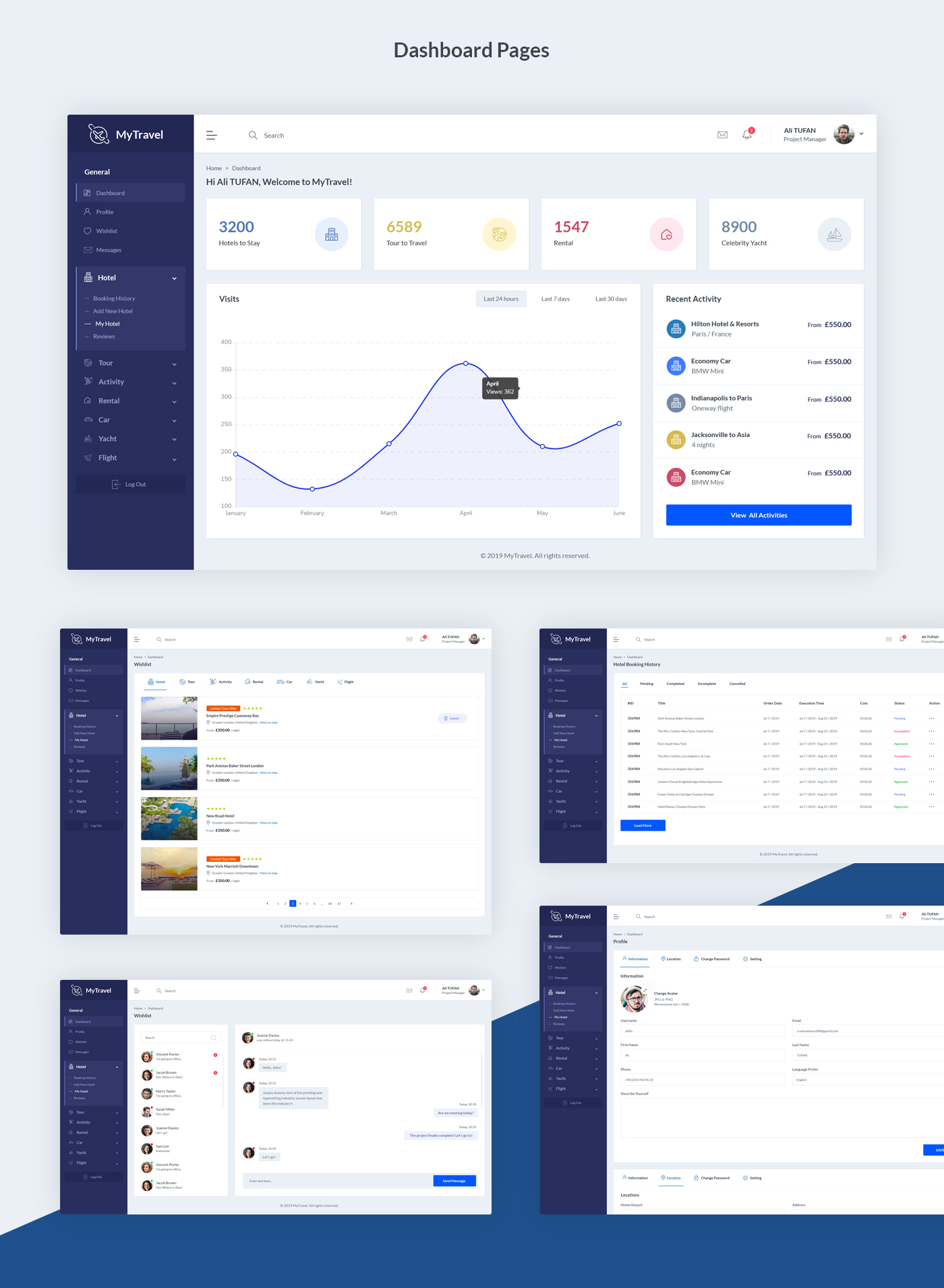 MyTravel Booking Agency PSD Template - 7