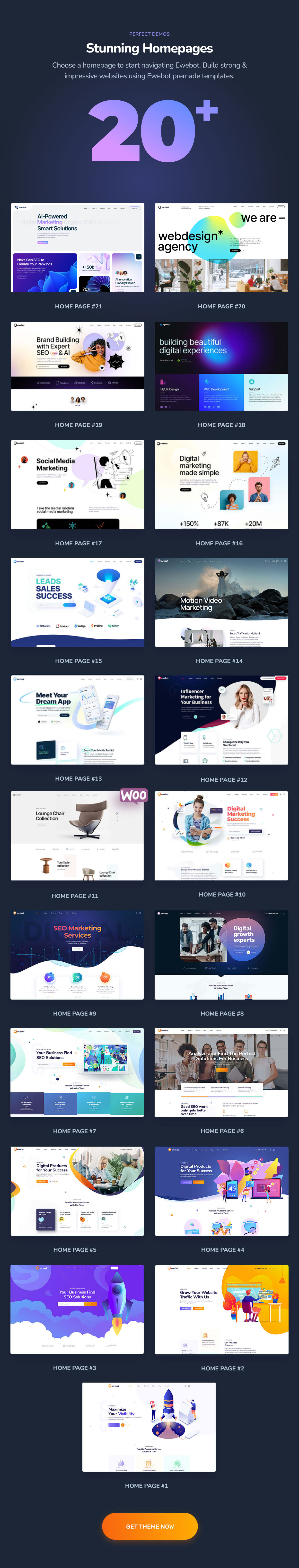 Ewebot - Digital Marketing Agency & SEO WordPress Theme - 8