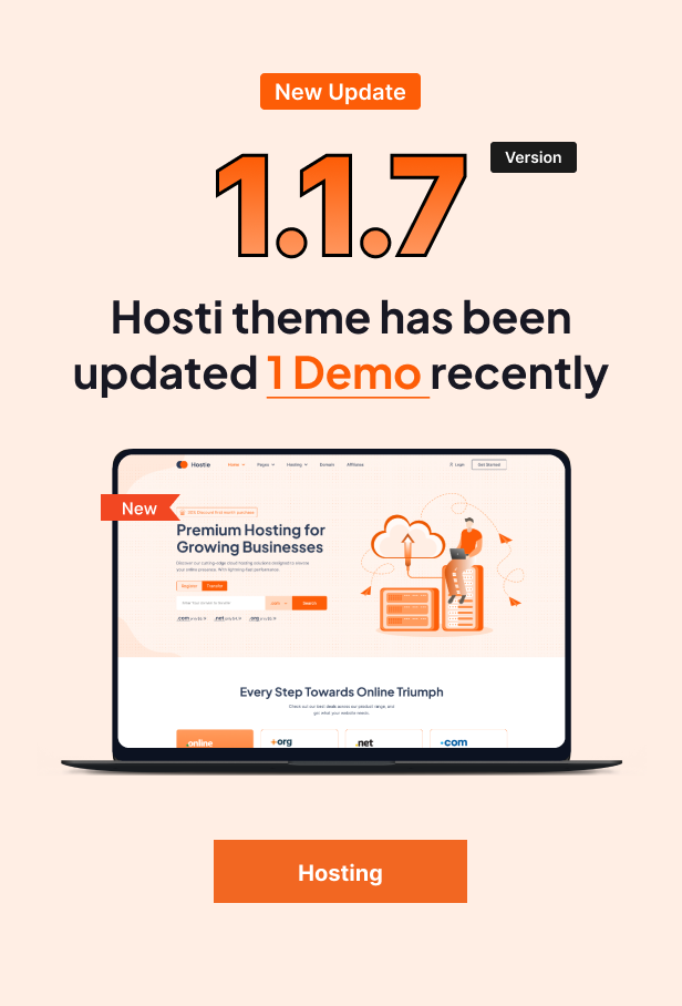 Hostie - Web Hosting & WHMCS WordPress Theme