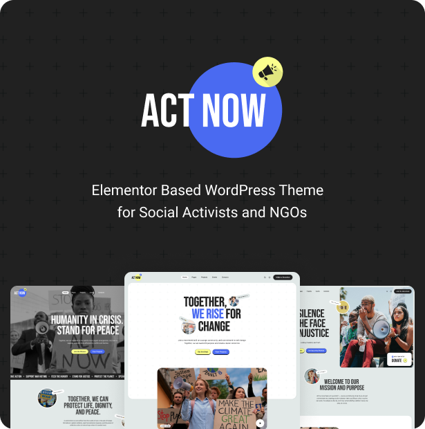 Social Activism Theme