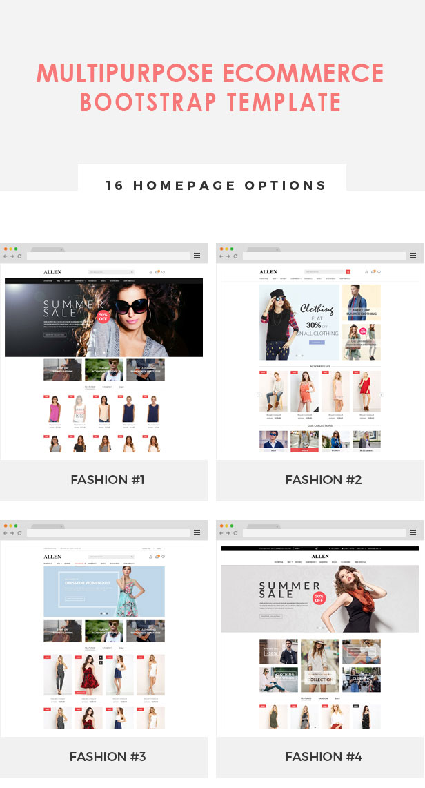 bootstrap ecommerce template