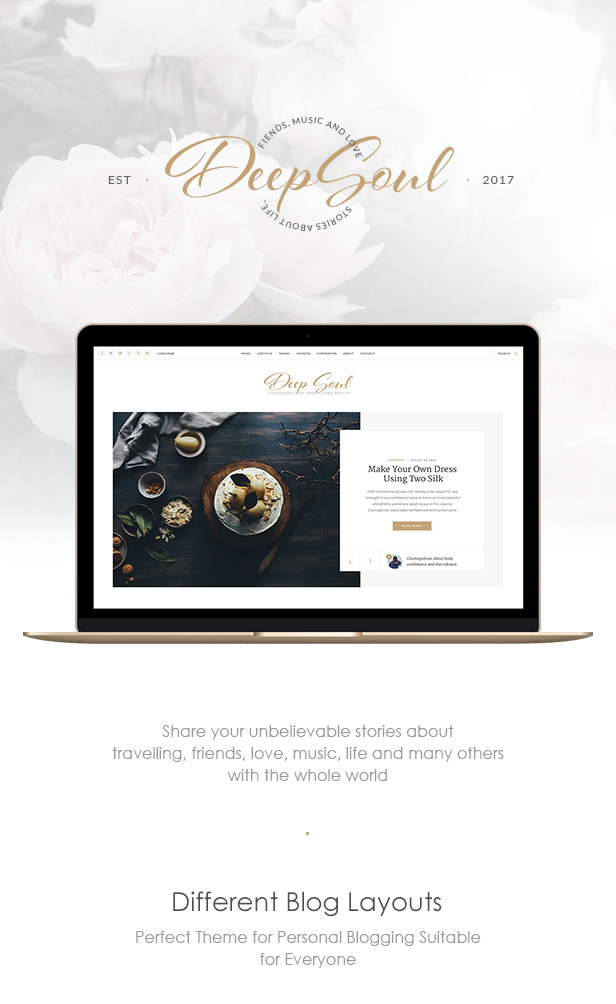 Deep Soul - Responsive HTML Blog and Shop Theme