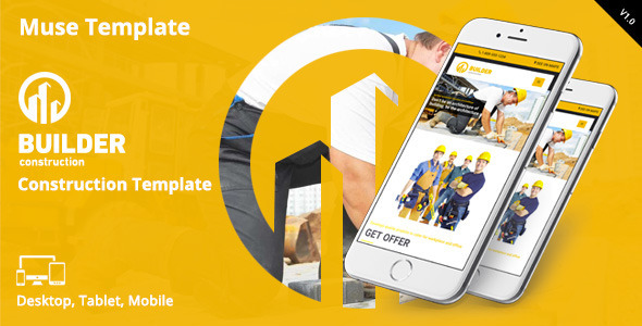 Builder | Construction Muse Template - Corporate Muse Templates