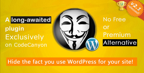 Hide My WP - No one knows you use WordPress! - CodeCanyon Item for Sale