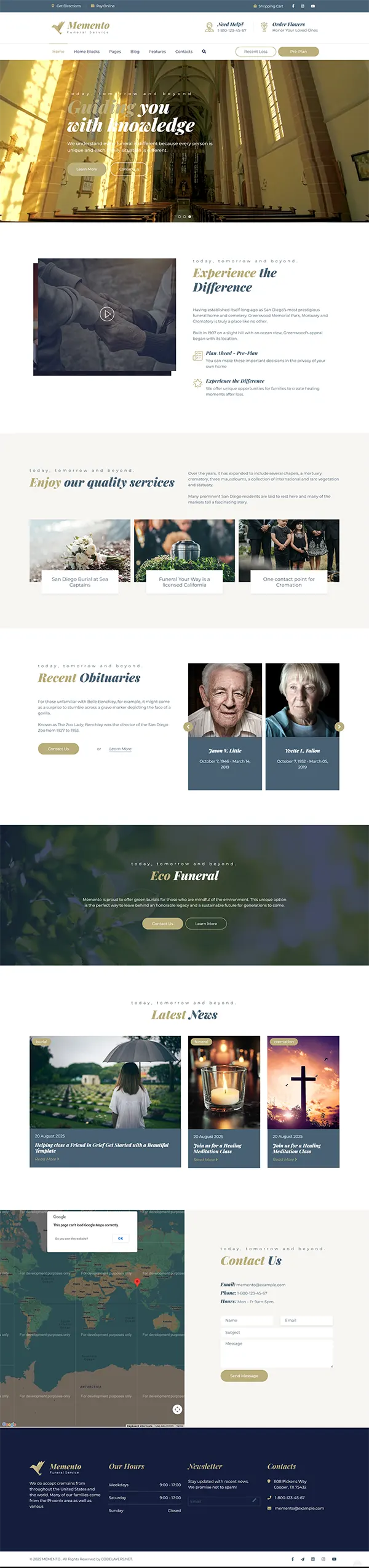 Memento joomla template