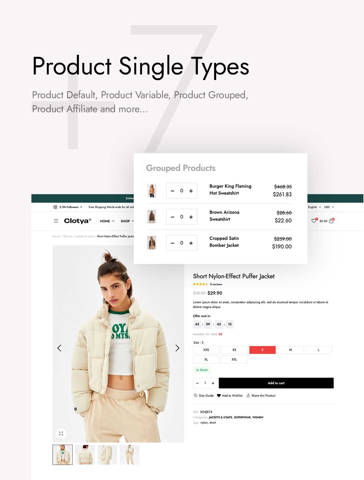 Clotya - Fashion Store eCommerce Theme - 17