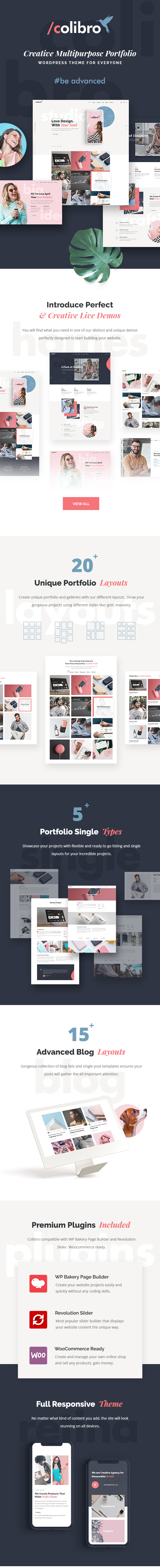 Colibro - Multipurpose Portfolio WordPress Theme - 2