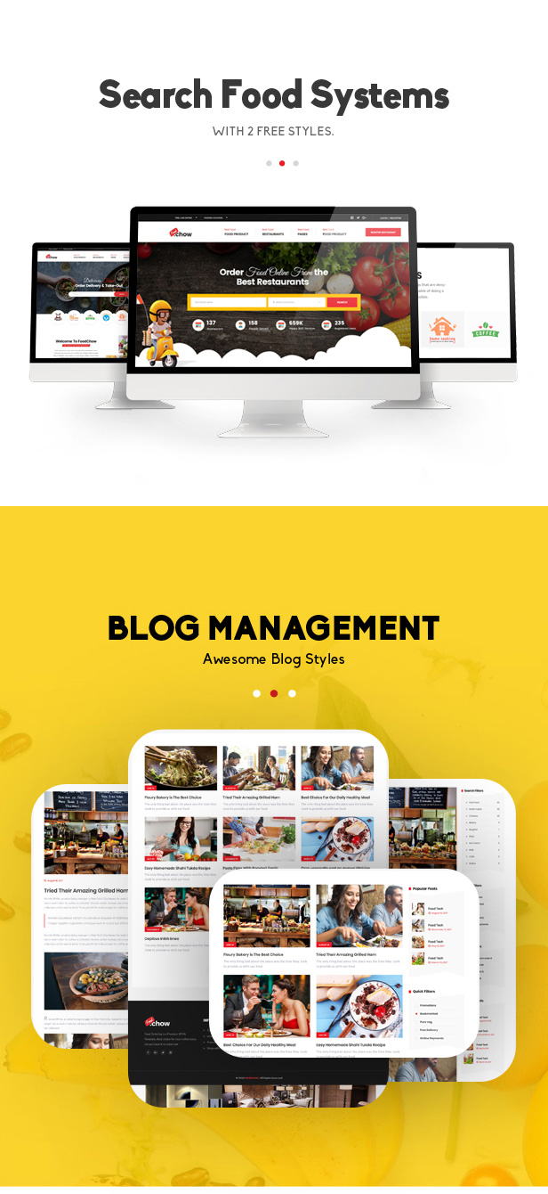FoodChow - Food Delivery Website Template - 2