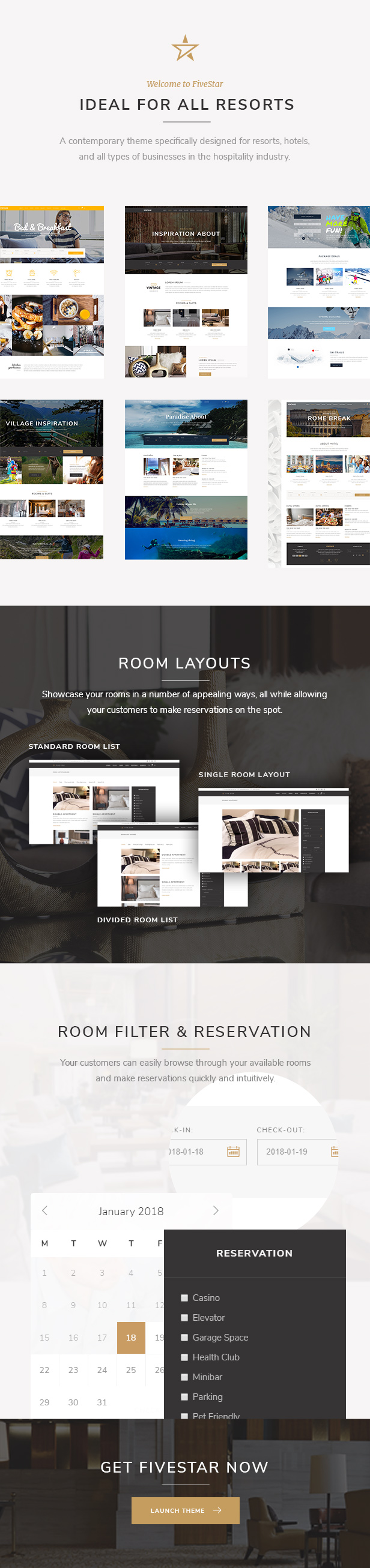 FiveStar - Hotel Booking Theme - 1