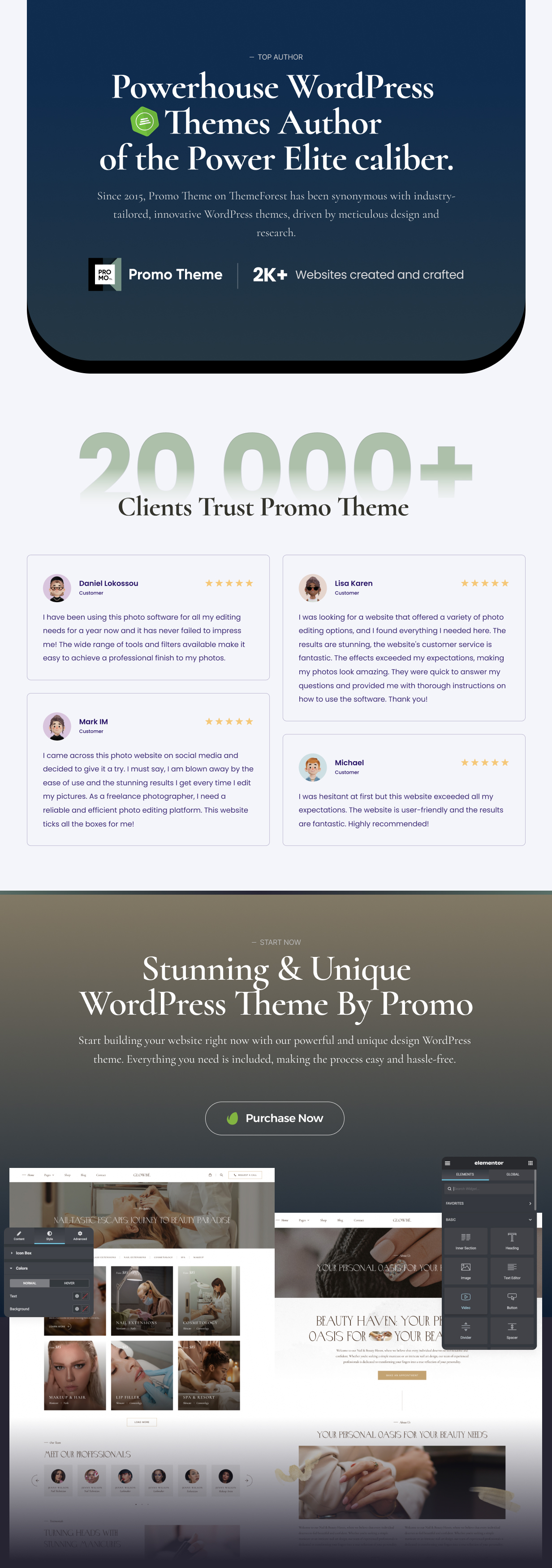 Glowbe - Nail & Beauty Salon WordPress Theme - 3