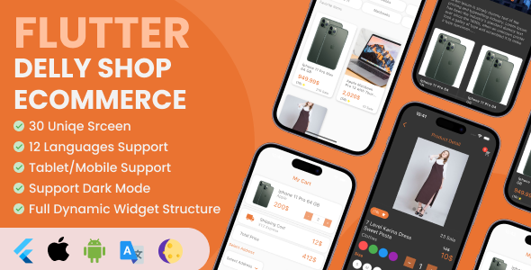 DellyShop eCommerce (Flutter)