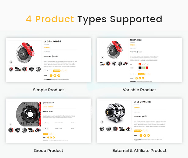 Autusin - Auto Parts Shop, Moto Store WooCommerce WordPress Theme