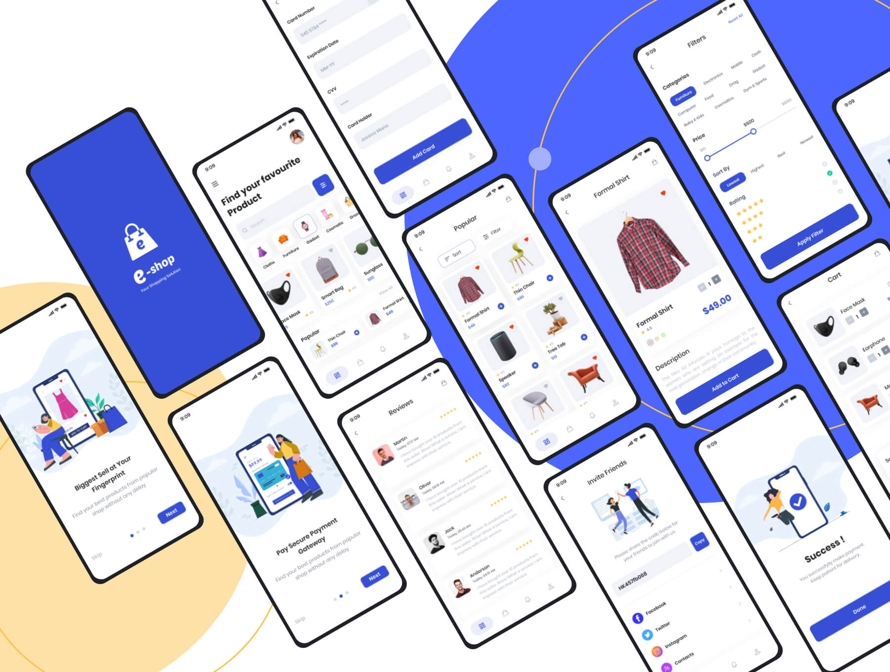 E-Shop Ecommerce App UI Kit - 5