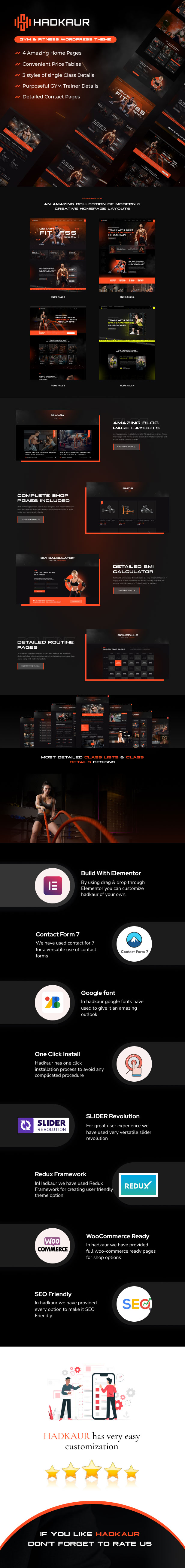 Hadkaur - Fitness and Gym WordPress Theme - 5