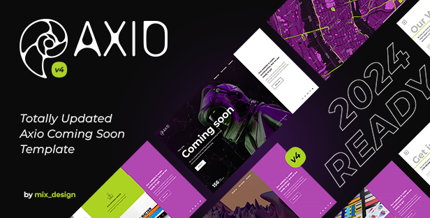 Axio - Coming Soon HTML Template