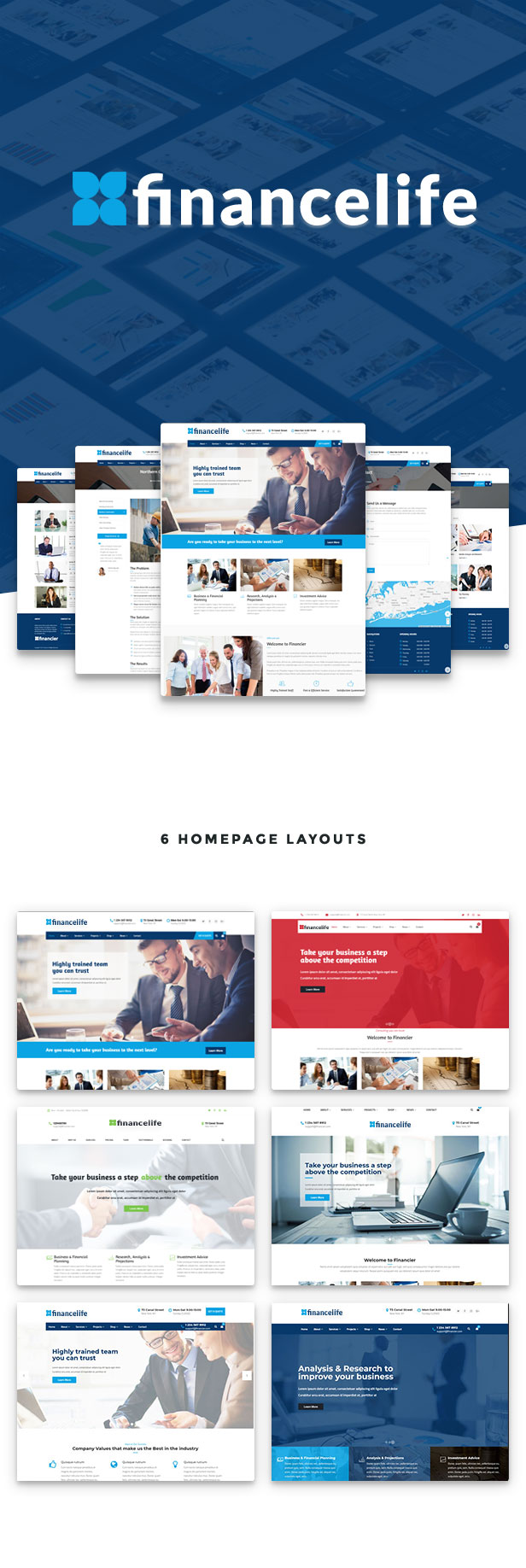 FinanceLife - Business WordPress Theme - 3