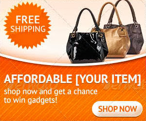 shopping product web banner