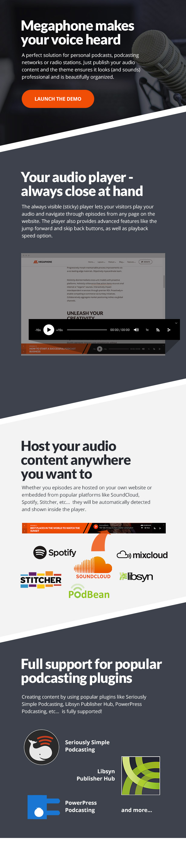 Megaphone WordPress Theme