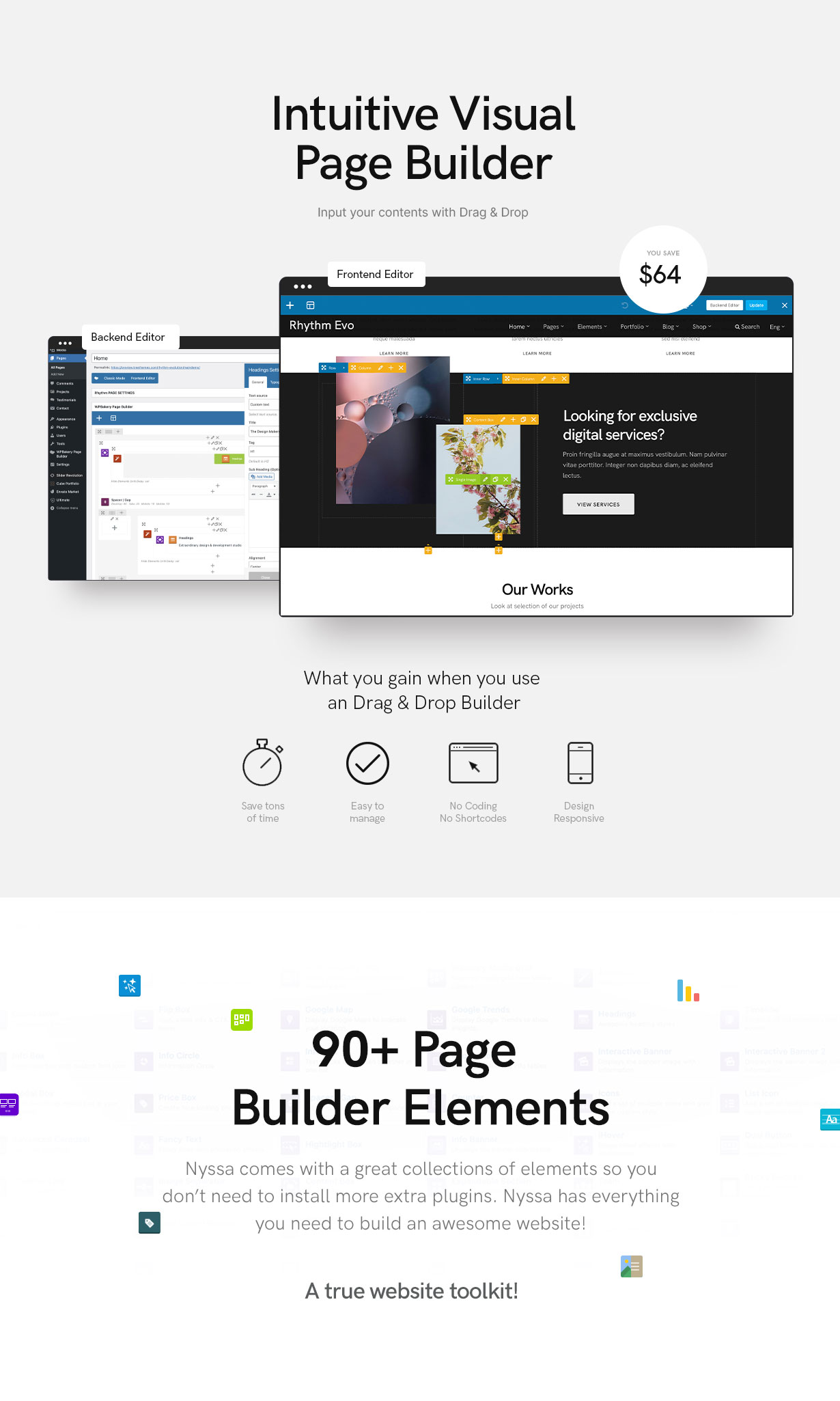 Rhythm - Clean Minimalist One & Multipage WordPress Theme - 9