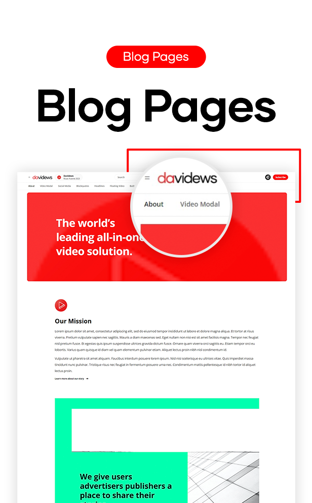 Davidews - Video Blogger Theme - 24