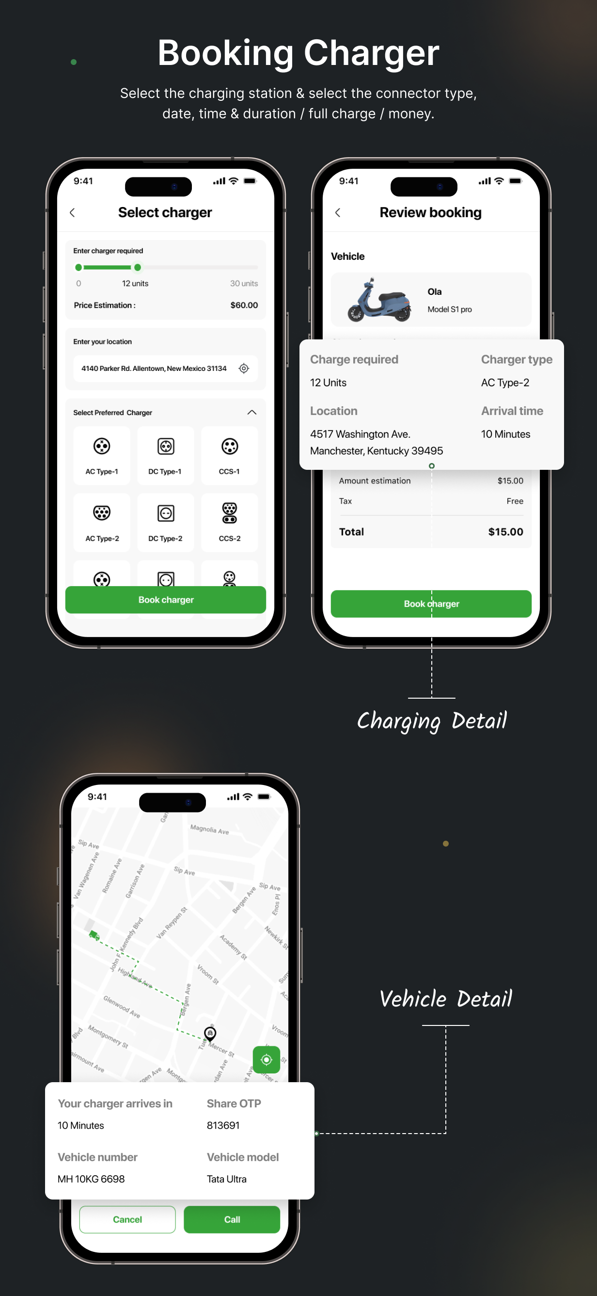 EVChargeHub UI Template: Charging stations App in Flutter(Android, iOS) template | Electri Connect - 12