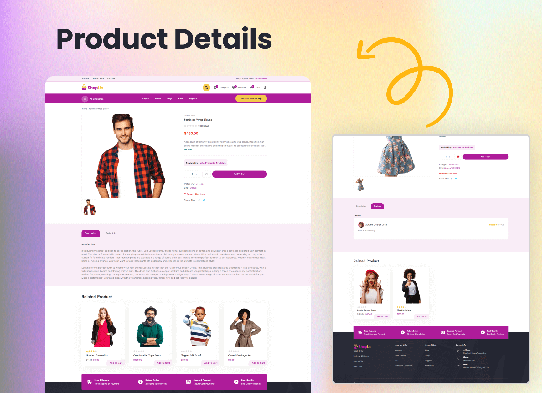 ShopUs - Laravel Multivendor Fashion eCommerce Website