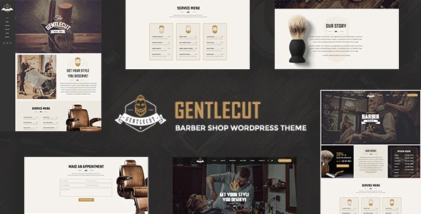 Gentlecut - Hair Salon and Barbershop WordPress Theme