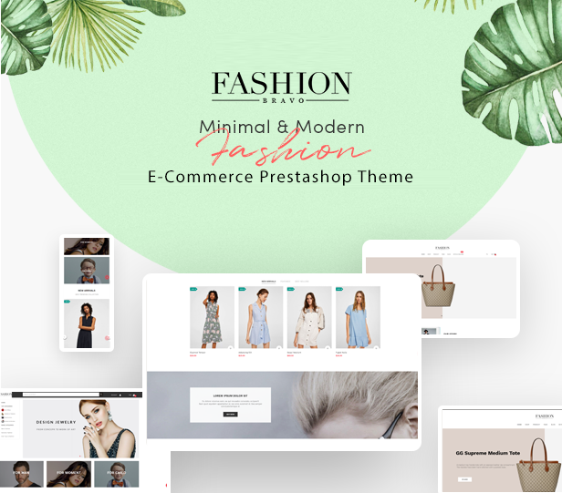 Minimal & Responsive eCommerce Fashion Prestashop Template