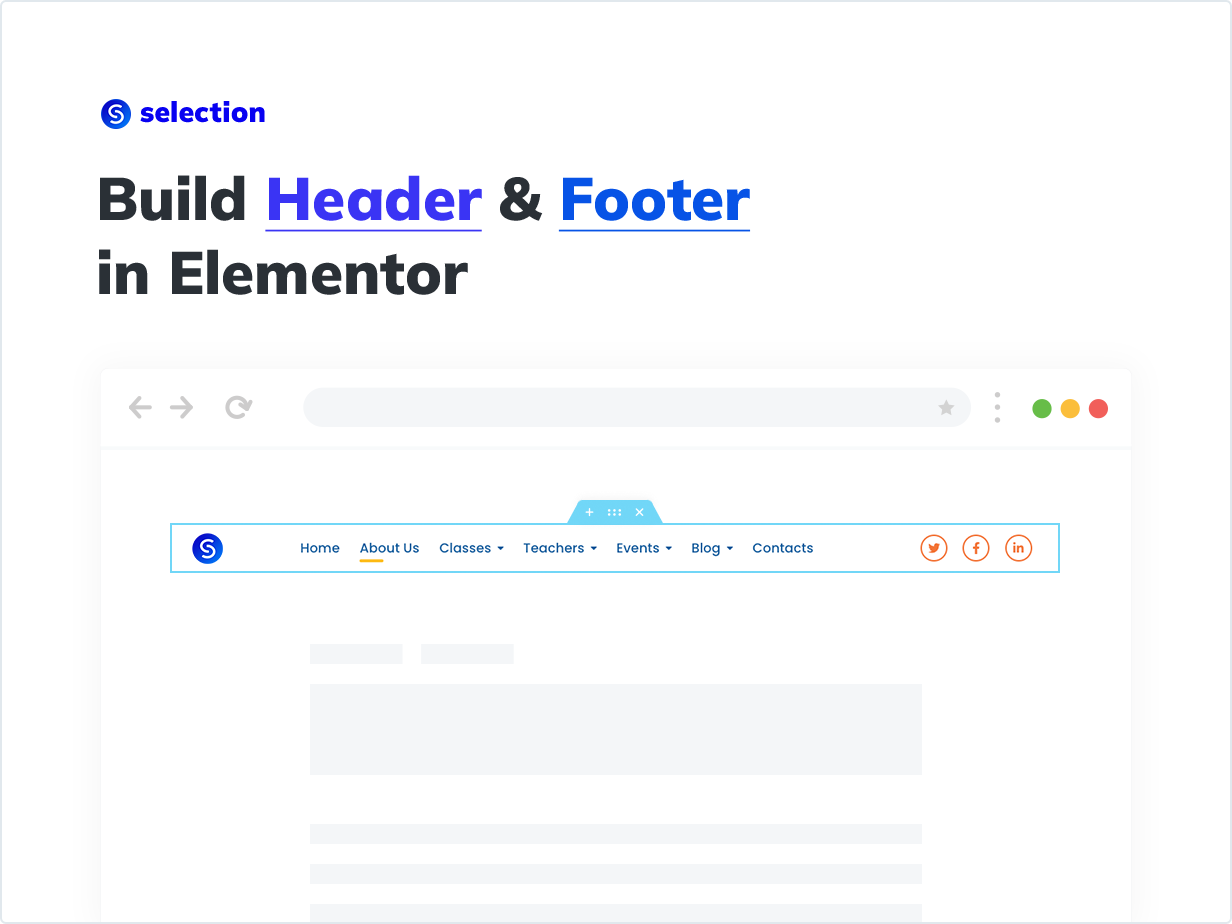 Build Header & Footer in Elementor
