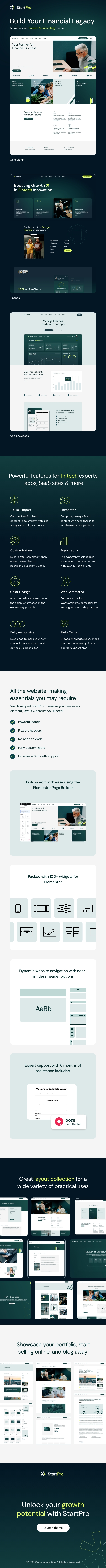 StartPro - Finance and Consulting WordPress Theme - 1