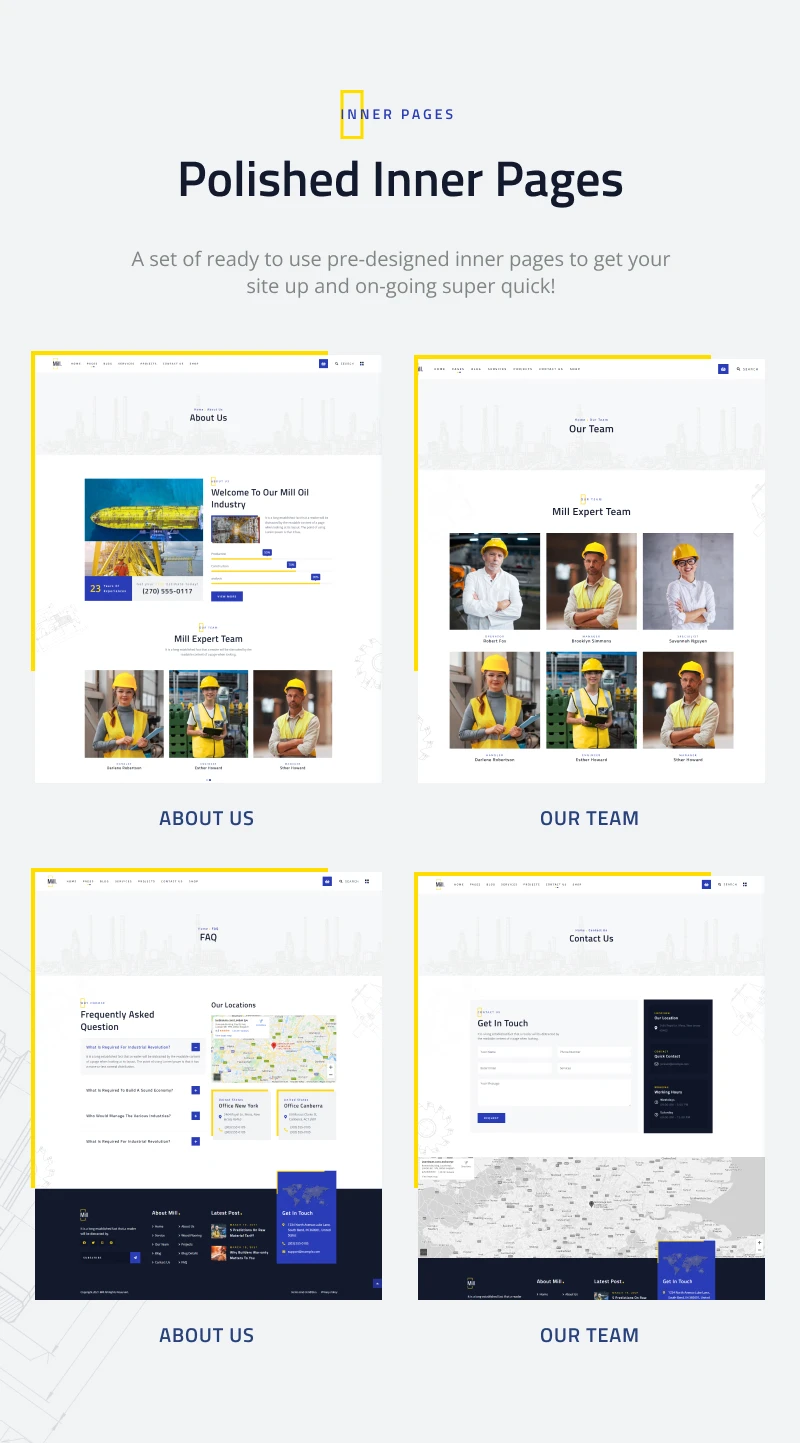 Mill | Industrial WordPress Theme - 7