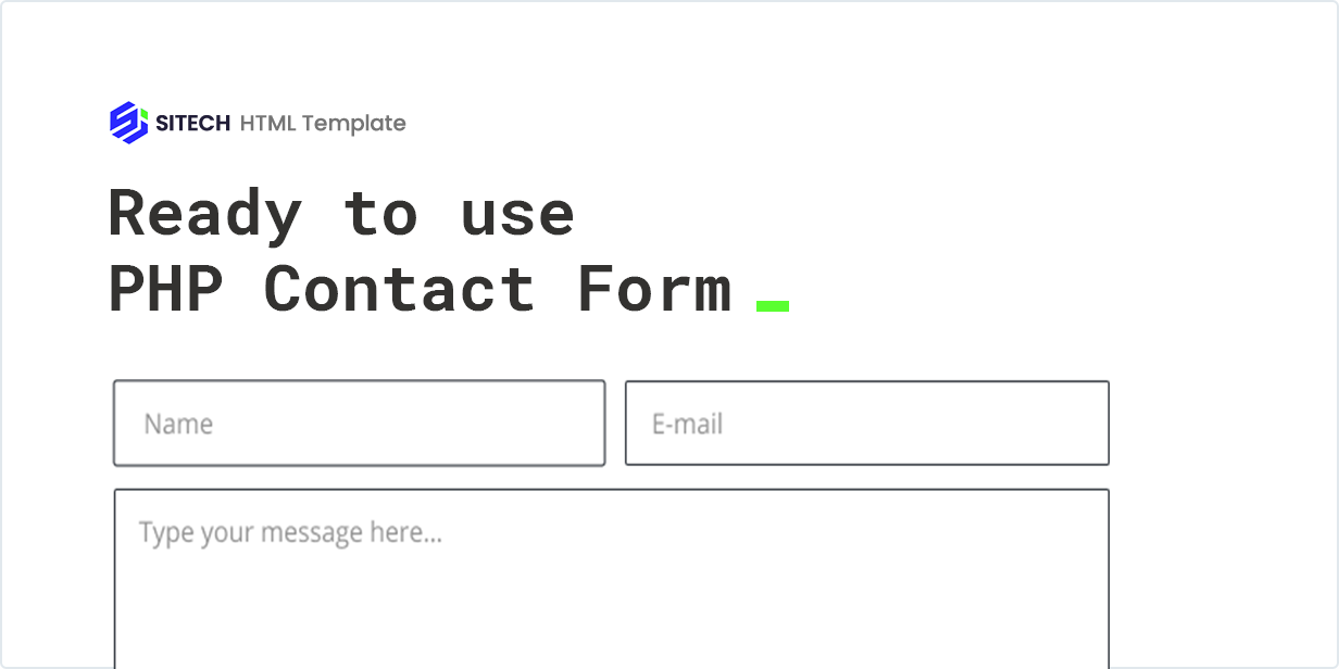 Ready to use PHP Contact Form