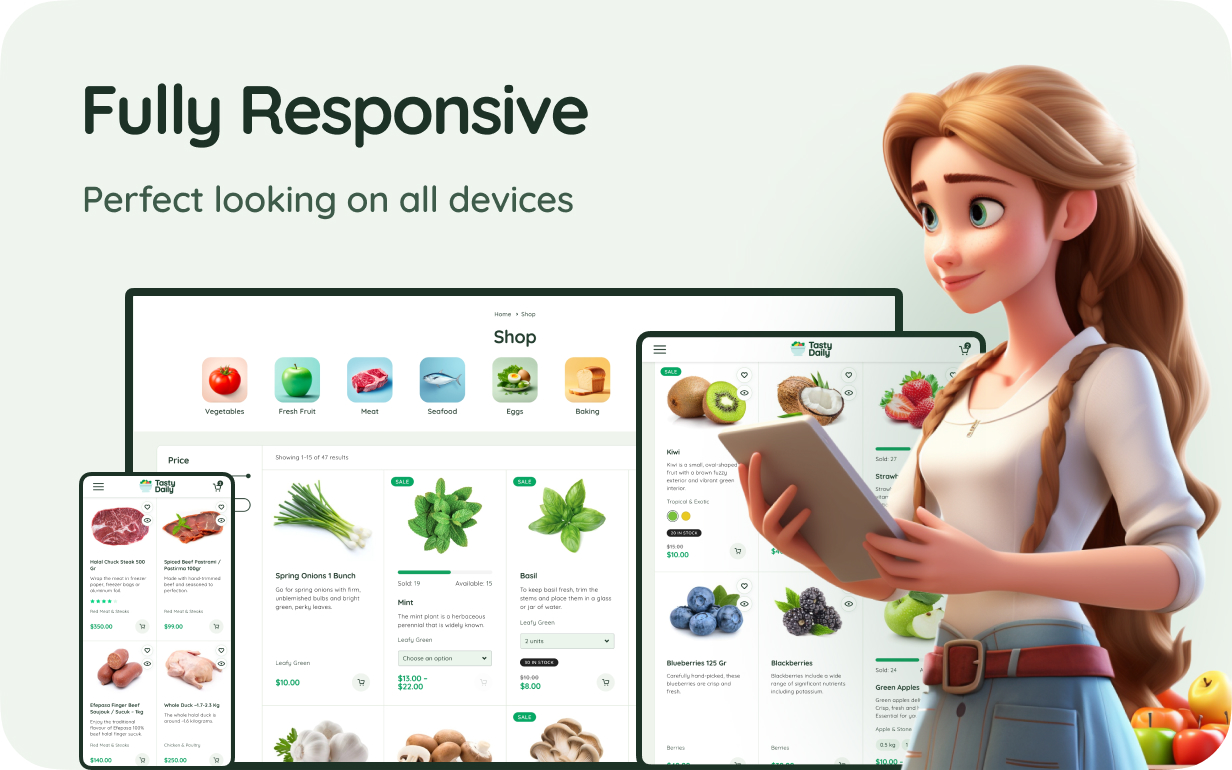 Tasty Daily - Fully Responsive