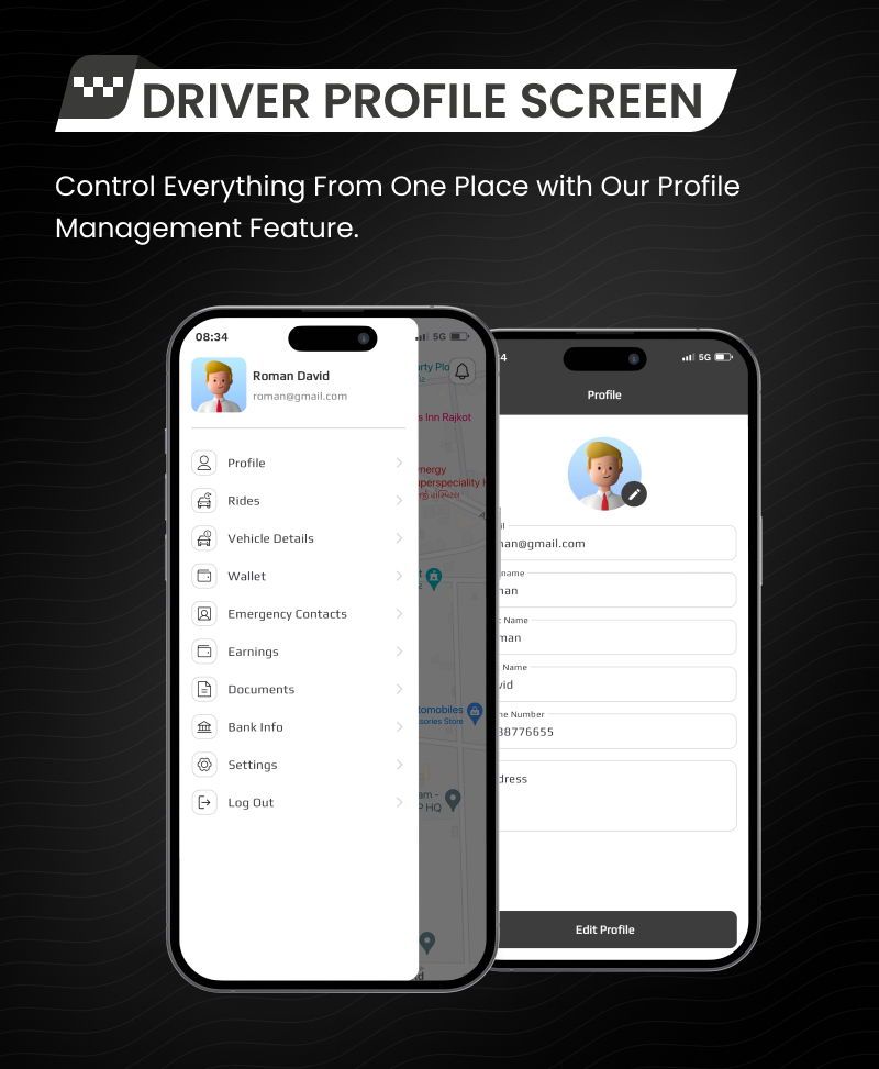 Taxi - Flutter Online Taxi Booking Full Solution with Bidding | User | Driver | Admin Laravel Panel - 27